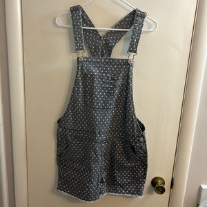 American Eagle Polka Dot Overalls